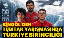 Bingöl'den TÜBİTAK Yarışmasında Türkiye Birinciliği