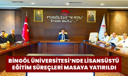 Bingöl Üniversitesi’nde Lisansüstü Eğitim Süreçleri Masaya Yatırıldı