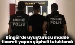 Bingöl’de uyuşturucu madde ticareti yapan şüpheli tutuklandı