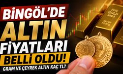 Bingöl'de Altın Fiyatları Belli Oldu! Gram ve Çeyrek Altın Kaç TL?