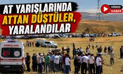 At Yarışlarında Attan Düştüler, Yaralandılar!