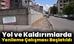 Yol ve Kaldırımlarda Yenileme Çalışması Başlatıldı