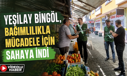 Yeşilay Bingöl, Bağımlılıkla Mücadele İçin Sahaya İndi