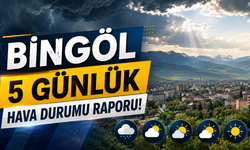 Bingöl 5 Günlük Hava Durumu Raporu!