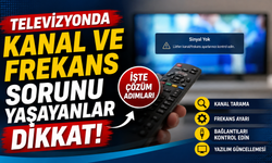 Televizyonda Kanal Ve Frekans Sorunu Yaşayanlar Dikkat! İşte Çözüm Adımları
