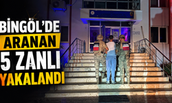 Bingöl’de Aranan 5 Zanlı Yakalandı