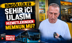 Bingöllüler Şehir İçi Ulaşım Hizmetlerinden Memnun Mu?