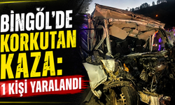 Bingöl’de Korkutan Kaza: 1 Kişi Yaralandı