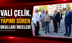 Vali Çelik, Yapımı Süren Okulları İnceledi