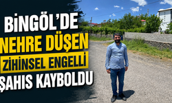 Bingöl’de Nehre Düşen Zihinsel Engelli Şahıs Kayboldu
