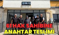 Bingöl'de 61 Hak Sahibine TOKİ Konutları Teslim Edildi