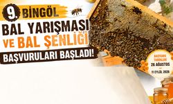 9. Bingöl Bal Yarışması ve Bal Şenliği Başvuruları Başladı