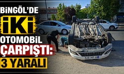 Bingöl’de İki Otomobil Çarpıştı: 3 Yaralı