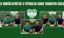 12 Bingölspor’da 3 Futbolcu Daha Transfer Edildi