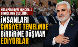 Yapıcıoğlu Bingöl'den Seslendi: İnsanları Cinsiyet Temelinde Birbirine Düşman Ediyorlar!