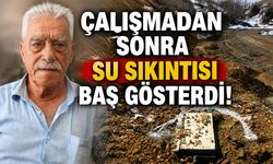 Bazencir: Çalışma Yapıldıktan Sonra Sulama Suyu Sıkıntısı Baş Gösterdi!