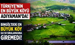 Bingöl’deki En Büyük Köy İlk 50 Sıralamasına Giremedi!