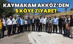Kaymakam Akköz’den 5 Köye Ziyaret