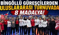Bingöllü Güreşçilerden Uluslararası Turnuvada 8 Madalya!
