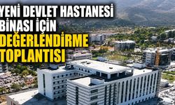 Bingöl'de Yeni Devlet Hastanesi ile İlgili Değerlendirme Toplantısı