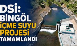 DSİ: Bingöl İçme Suyu Projesi Tamamlandı