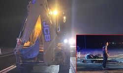 İş Makinesine Çarpan Motosikletin Sürücüsü Yaşamını Yitirdi