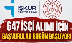 Bingöl'de 647 İşçi Alımı İçin Başvurular Bugün Başlıyor!