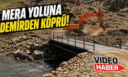 Bingöl'de Yayla Yoluna Demirden Köprü!