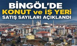 Bingöl’de Konut ve İş Yeri Satış Sayıları Açıklandı