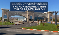 Bingöl Üniversitesi’nde YKS Kontenjanlarının Yüzde 99,20’si Doldu