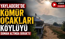 Yayladere'de Kömür Ocakları Köylüyü Duman Altında Bıraktı!