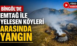 Emtağ ile Yelesen Köyleri Arasında Yangın