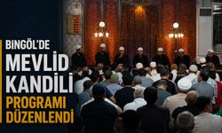 Bingöl’de Mevlid Kandili Programı Düzenlendi