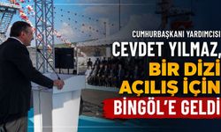 Cumhurbaşkanı Yardımcısı Cevdet Yılmaz, Bir Dizi Açılış İçin Bingöl’e Geldi