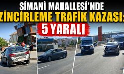 Bingöl’de Zincirleme Trafik Kazası: 5 Yaralı