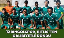 12 Bingölspor, Bitlis Deplasmanından 'Galip' Döndü!