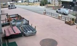 El Freni Çekilmeyen Araç İş Yerine Daldı