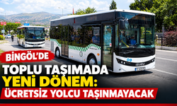 Bingöl’de Ücretsiz Yolcu Taşıma Uygulaması Sona Eriyor