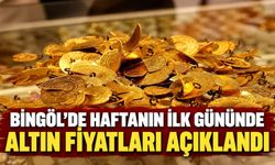 Bingöl’de Haftanın İlk Gününde Altın Fiyatları Açıklandı