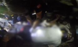 Akaryakıt Tankerine Sıkışan Kişinin Kurtarılma Anı Kameralara yansıdı
