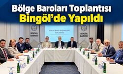 Bölge Baroları Toplantısı Bingöl'de Yapıldı