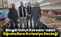 Bingöl Umut Kervanı’ndan Öğrencilere Kırtasiye Desteği