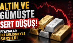 Altın Ve Gümüşte Sert Düşüş! Piyasalar İki Gelişmeyle Sarsıldı