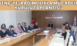 Genç'te 'Bağımlılıkla Mücadele Koordinasyon Kurulu' Toplandı