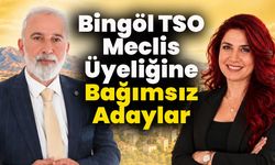 Bingöl TSO Meclis Üyeliğine Bağımsız Adaylar