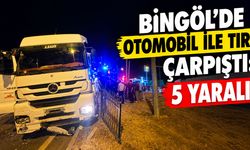 Bingöl’de Otomobil İle Tır Çarpıştı: 5 Yaralı