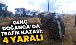 Genç Doğanca’da Trafik Kazası: 4 Yaralı