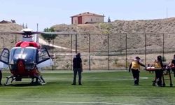 Kalp Krizi Geçiren Hasta, Helikopter Ambulansla Malatya'ya Nakledildi