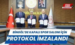 Bingöl’de Kapalı Spor Salonu İçin Protokol İmzalandı