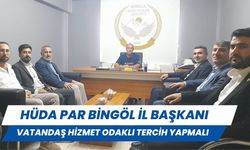 HÜDA PAR Bingöl İl Başkanı Butaku: Vatandaş Hizmet Odaklı Tercih Yapmalı!